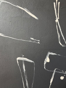 Untitled (white on grey) by Path Soong