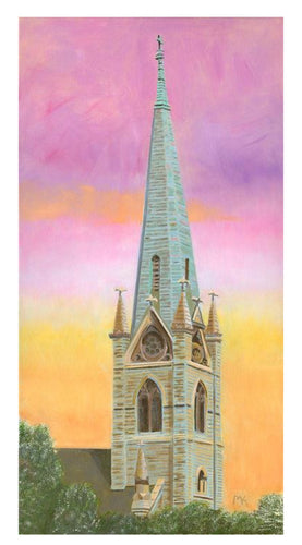 COPPER STEEPLE IN THE MORNING by Michelle Keib