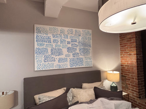 Untitled (blue on white) by Path Soong