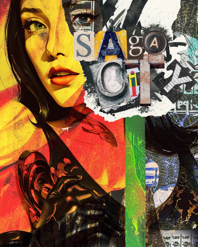 Augmented Realism #11 / SAgACiTY collab by Michael Schwarzer + Joshua Handville