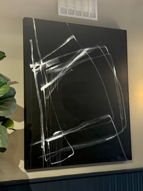 Untitled (white on black) by Path Soong