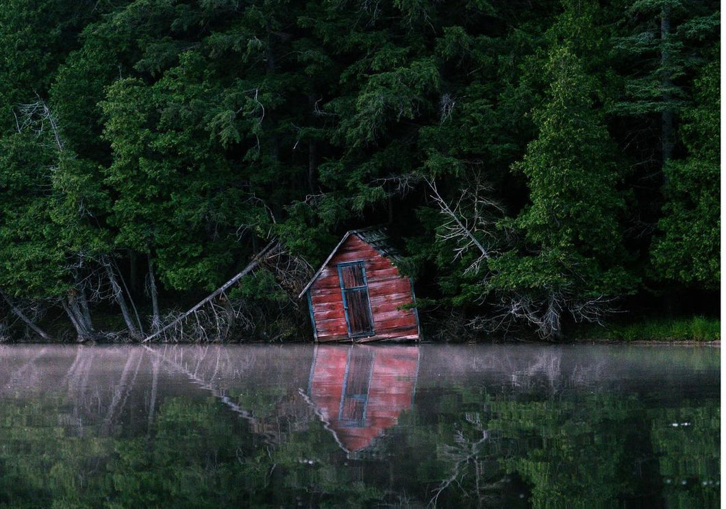 The Fishing Shack On 13 Island by Jon Laduca