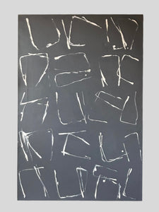Untitled (white on grey) by Path Soong
