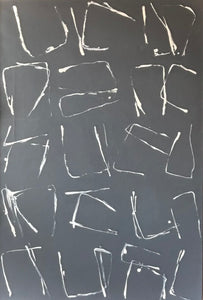 Untitled (white on grey) by Path Soong