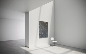 Untitled (white on grey) by Path Soong