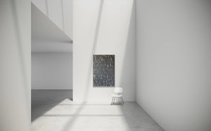 Untitled (white on grey) by Path Soong