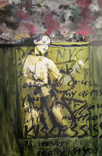 Dear NYC (mixed media canvas)