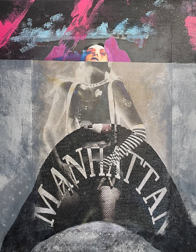 MANHATTAN (mixed media on canvas)