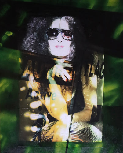 Caution Active (mixed media canvas)