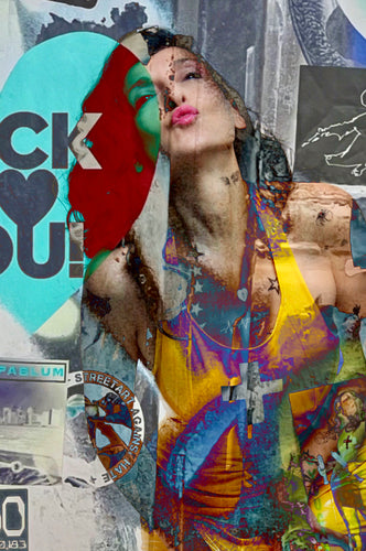 Fuck I ♥ You! (digital print)