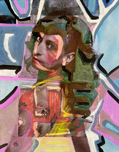 Tuesday (mixed media canvas)