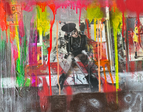 Big Shots (mixed media canvas)