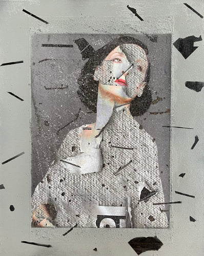 The Empress‘s New Clothes (mixed media canvas)